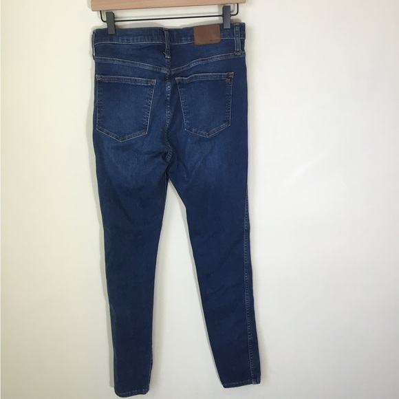 Madewell 10” High arise Skinny Button Fly Denim Jeans - Picture 4 of 7